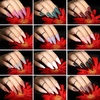 image:imageFANDAMEI Matte Press On Nails Long Coffin 12 Color 240PCS Full Cover Long Ballerina Fake Nails Acrylic False Nail Tips with 10g Nail Glue 12 Solid Color False Nail for Women Girls Nail Art DIYMatte Medium Almond