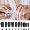 image:imageFANDAMEI Matte Press On Nails Long Coffin 12 Color 240PCS Full Cover Long Ballerina Fake Nails Acrylic False Nail Tips with 10g Nail Glue 12 Solid Color False Nail for Women Girls Nail Art DIYMatte Medium Square