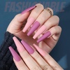 image:imageFANDAMEI Matte Press On Nails Long Coffin 12 Color 240PCS Full Cover Long Ballerina Fake Nails Acrylic False Nail Tips with 10g Nail Glue 12 Solid Color False Nail for Women Girls Nail Art DIYMatte Long Ballet