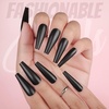 image:imageFANDAMEI Press On Nails Long Coffin 12 Color 240PCS Full Cover Long Ballerina Fake Nails Acrylic False Nail Tips with 10g Nail Glue 12 Solid Color Glossy False Nail for Women Girls Nail Art DIY