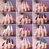 image:imageFANDAMEI Press On Nails Long Coffin 12 Color 240PCS Full Cover Long Ballerina Fake Nails Acrylic False Nail Tips with 10g Nail Glue 12 Solid Color Glossy False Nail for Women Girls Nail Art DIY