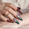image:imageFANDAMEI Press on Nails Long Matte 13 Packs 312 PCS Press on Nails Long Coffin Full Cover Long Ballerina Fake Nails Acrylic False Nail Tips with Nail Glue Nail Rhinestones Nail Art Stickers