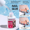 image:imageFANDAMEI Press on Toe Nails 12 Colors 288PCS Press on Toenails Short Square 4 Glitter Toenails Full Cover 6 Glossy False Nails for Feet 2 French Tip for NailMatteGlossyGlitter Square