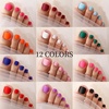 image:imageFANDAMEI Press on Toe Nails 12 Packs 288PCS Press on Toenails Short Square Fake Toe Nails Full Cover Acrylic False 12 Color Matte Toenails for Women Girls Nail Art DIYMulticolor Matte