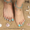 image:imageFANDAMEI Press on Toenails 24 Colors 576PCS Fake Toe Nails Short French Tip Press ons Glitter Glossy Matte for Nail Art