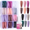 image:imageFANDAMEI Press On Nails Long Coffin 12 Color 240PCS Full Cover Long Ballerina Fake Nails Acrylic False Nail Tips with 10g Nail Glue 12 Solid Color Glossy False Nail for Women Girls Nail Art DIY