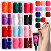 image:imageFANDAMEI Press on Toe Nails 12 Packs 288PCS Press on Toenails Short Square Fake Toe Nails Full Cover Acrylic False 12 Color Matte Toenails for Women Girls Nail Art DIYMulticolor Matte