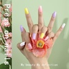 image:imageFANDAMEI Press on Nails Short 24 Packs 576PCS Short Round Press on Nails 24 Glossy Color Small Fake Glue on Nails with 7g Nail Glue 24 Color False Nail for Small Nails and handsMedium Square Glossy