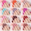 image:imageFANDAMEI Press on Nails Short 24 Packs 576PCS Short Round Press on Nails 24 Glossy Color Small Fake Glue on Nails with 7g Nail Glue 24 Color False Nail for Small Nails and handsMedium Almond Matte