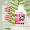 image:imageFANDAMEI Press on Nails Short 24 Packs 576PCS Short Round Press on Nails 24 Glossy Color Small Fake Glue on Nails with 7g Nail Glue 24 Color False Nail for Small Nails and handsMedium Square Matte