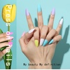 image:imageFANDAMEI Press on Nails Short 24 Packs 576PCS Short Round Press on Nails 24 Glossy Color Small Fake Glue on Nails with 7g Nail Glue 24 Color False Nail for Small Nails and handsMedium Almond Matte
