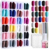 image:imageFANDAMEI Press on Nails Short 24 Packs 576PCS Short Round Press on Nails 24 Glossy Color Small Fake Glue on Nails with 7g Nail Glue 24 Color False Nail for Small Nails and handsMedium Square Matte