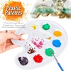 image:imageFANDAMEI 20 PCS Oval Paint Tray Palettes Plastic Paint Tray Palette Paint Palette Paint Pallets with Thumb Hole Paint Holder Tray for Kids Paint Trays for Kids Paint Trays for Acrylic Paint2