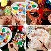 image:imageFANDAMEI 20 PCS Oval Paint Tray Palettes Plastic Paint Tray Palette Paint Palette Paint Pallets with Thumb Hole Paint Holder Tray for Kids Paint Trays for Kids Paint Trays for Acrylic Paint8