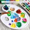 image:imageFANDAMEI 20 PCS Oval Paint Tray Palettes Plastic Paint Tray Palette Paint Palette Paint Pallets with Thumb Hole Paint Holder Tray for Kids Paint Trays for Kids Paint Trays for Acrylic Paint8