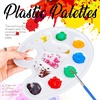 image:imageFANDAMEI 20 PCS Oval Paint Tray Palettes Plastic Paint Tray Palette Paint Palette Paint Pallets with Thumb Hole Paint Holder Tray for Kids Paint Trays for Kids Paint Trays for Acrylic Paint1