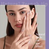 image:imageFANDAMEI Cat Eye Press On Nails 6 Colors Press On Nails Short Square Natural Fake Nails Fine Diamond Shine Glossy Ombre Cat Eye Nails for Women with Salon Quality Press on Nails Kitcat eyechromefrench tip