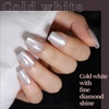image:imageFANDAMEI Cat Eye Press On Nails 6 Colors Press On Nails Short Square Natural Fake Nails Fine Diamond Shine Glossy Ombre Cat Eye Nails for Women with Salon Quality Press on Nails Kitcat eyeombre