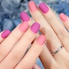 image:imageFANDAMEI Matte Press on Nails Short 12 Packs 288PCS Acrylic Fake Nails Full Cover Small Matte Short Glue on Nails with 10g Nail Tips Glue 12 Solid Color False Nails for Small Hands