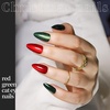 image:imageFANDAMEI Press on Nails 24 Colors 576PCS Press on Nails Almond Matte Glossy Fake Nails Short Almond Glitter Fake Nails Press on Nails French Tip Natural for Nail Artcat eyeglossyglitterfrench almond nails