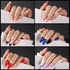 image:imageFANDAMEI Press on Nails 24 Colors 576PCS Press on Nails Almond Matte Glossy Fake Nails Short Almond Glitter Fake Nails Press on Nails French Tip Natural for Nail Artcat eyeglossyglitterfrench almond nails