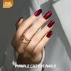 image:imageFANDAMEI Press on Nails 24 Colors 576PCS Press on Nails Almond Matte Glossy Fake Nails Short Almond Glitter Fake Nails Press on Nails French Tip Natural for Nail Artcat eyeglossyglitterfrench oval nails