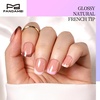 image:imageFANDAMEI Press on Nails 24 Colors 576PCS Press on Nails Short Square Matte Glossy Glitter Nails Short Round Natural Fit Lightweight Fake Nails Natural for Nail Artglossycat eyefrench tip