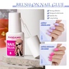 image:imageFANDAMEI Press on Nails Short 12 Packs 288PCS Press on Nails Short Round 12 Glossy Bright Color Fake Nails Super Natural Lightweight False Nails with Nail Glue for Nail Art