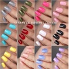 image:imageFANDAMEI Press on Nails Short 12 Packs 288PCS Press on Nails Short Round 12 Glossy Bright Color Fake Nails Super Natural Lightweight False Nails with Nail Glue for Nail Art