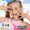 image:imageFANDAMEI Press on Nails for Girls 6 Styles 144PCS Press on Nails for Kids Little Girl Nails Press on Short Round with Nail Charms and Gems Fake nails for Kids Girls with Adhesive Tabsflowerfruitstarheart