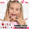 image:imageFANDAMEI Press on Nails for Girls 6 Styles 144PCS Press on Nails for Kids Little Girl Nails Press on Short Round with Nail Charms and Gems Fake nails for Kids Girls with Adhesive Tabsflowerfruitstarheart
