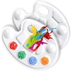 image:imageFANDAMEI 20 PCS Oval Paint Tray Palettes Plastic Paint Tray Palette Paint Palette Paint Pallets with Thumb Hole Paint Holder Tray for Kids Paint Trays for Kids Paint Trays for Acrylic Paint2
