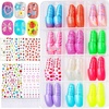 image:imageFANDAMEI Press On Nails for Girls 12 Style Press On Nails for Kids 6 Sheet Heart Fruit Flower Nail Stickers for Kids 3D Rhinestone Stickers Face Gems Mermaid Colorful Nail Art Kit for Girlsshort oval ombreglitterpolka dotscandy