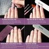 image:imageFANDAMEI Nail Kit With Nail Tips Press On Nails Nail Art Kit Nail Tools Nail Art Brushes Nail Stand Dotting Tools French Tip Nails Full Cover Almond Shape Tools For DIY Nails At Home Salon