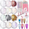image:imageFANDAMEI Pearl Chrome Nail Powder Kit Nail Chrome Powder Nail Art Kit